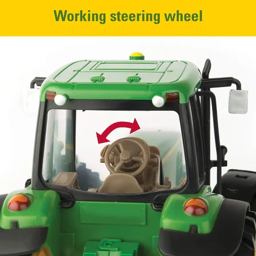 Miniatura 2 de 1/16 John Deere Big Farm 6930 Tractor con vagón Juego imaginativo para bebés