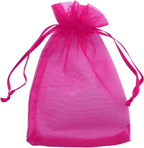 Miniatura 17 de Allgala 100 bolsas de regalo Orangza PF53400 con cordón, 8 x 12 pulgadas, surtidas