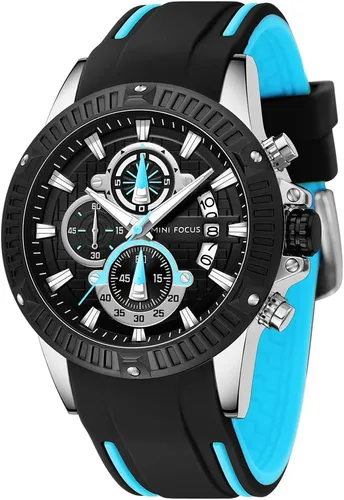 Miniatura 10 de AIMES Mens Watches for Men Casual Chronograph Waterproof Sport Military Watch Analog Quartz Movement Stylish Luxury Dress Wrist Watch Elegant Gift