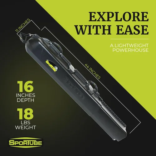 Miniatura 3 de Sportube Funda de esquí y snowboard Series 3 – Funda protectora de viaje para hasta 3 pares de esquís y equipo alpino, o 2 juegos de tablas de Negro