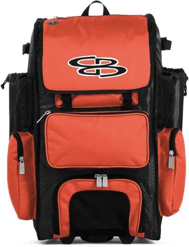 Miniatura 68 de Boombah Rolling Superpack - Bolsa para equipo de béisbol/sóftbol, varios colores, mango telescópico y capacidad para 4 murciélagos, versión