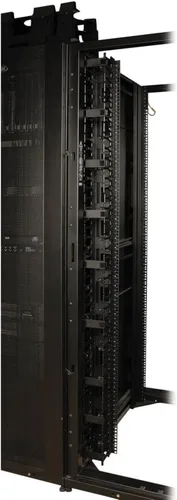 Miniatura 4 de Tripp Lite Gestor de cables vertical para rack de servidores, anillos flexibles, acero negro, 6 pies/5.9 ft, dos secciones de 3 pies, garantía de 5