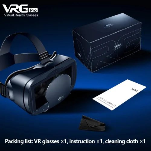 Miniatura 2 de 5 ~ 7 pulgadas VRG Pro 3D VR Gafas de realidad virtual pantalla completa Visual Gran Angular VR Gafas Caja para 5 a 7 pulgadas Smartphone Gafas