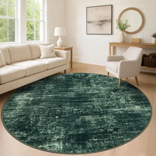 Miniatura 192 de IOHOUZE Alfombra pequeña abstracta de 2 x 3 pies, alfombra de entrada lavable para entrada interior, alfombras con respaldo de goma, alfombra gris