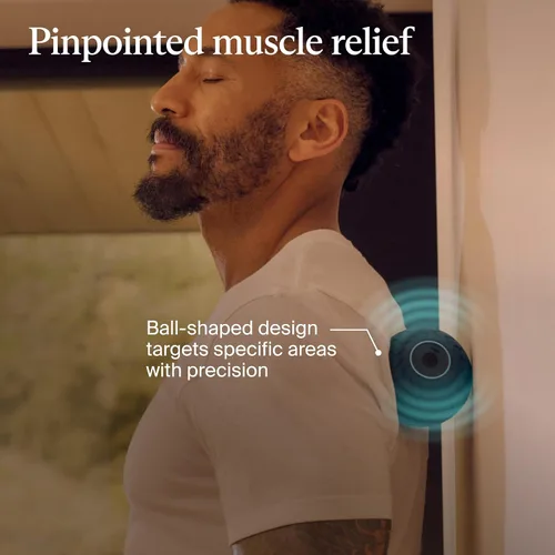 Miniatura 2 de Therabody WaveSolo - Dispositivo de masaje portátil con Bluetooth, bola de terapia de vibración ultra portátil con tecnología QuietRoll y 3