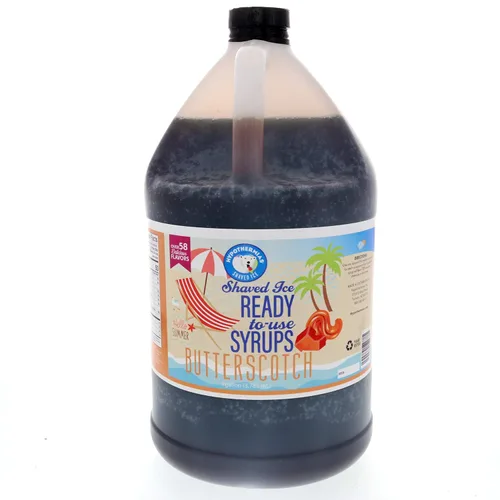 Miniatura 91 de Hypothermias Wild Cherry - Jarabe de sabores de cono de nieve hawaiano listo para usar (128 onzas líquidas), hielo afeitado, 100% azúcar de caña pura