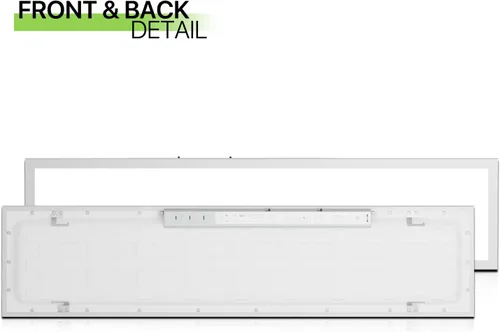 Miniatura 9 de Magshion Panel de luz LED 1 x 4, luz de techo empotrada regulable 36/40/50W y 3000K/4000K/5000K temperaturas de color seleccionables, lámpara