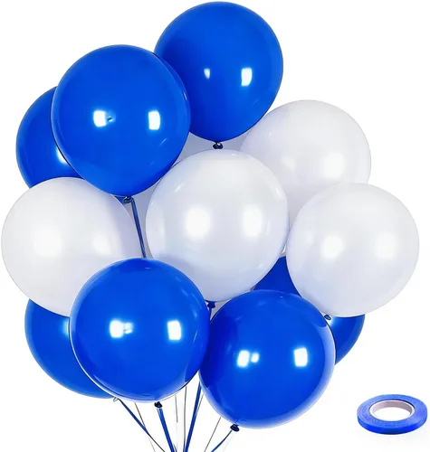 Miniatura 8 de Globos de Halloween con cinta, paquete de 100 globos de 12 pulgadas, negro, naranja, blanco, morado, verde, para decoraciones de fiesta de Halloween