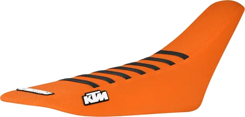 Enjoy Mfg Funda de asiento, compatible con KTM SX SXF 2007-2010, todas las costillas naranjas/negras #73
