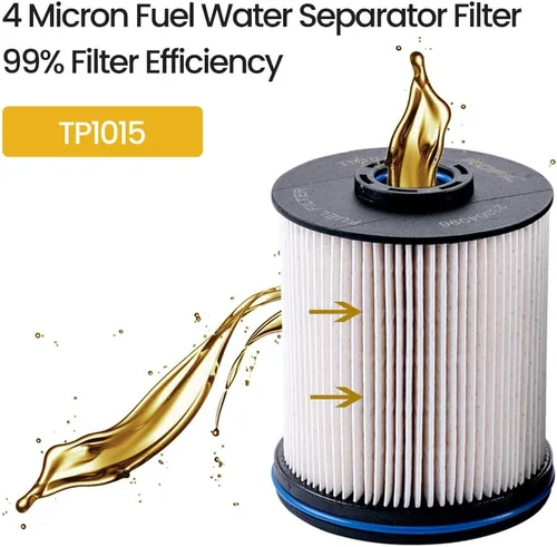 Miniatura 5 de TP1015 Filtro de combustible para Duramax Diesel de 6.6L y 3.0L compatible con Chevrolet Silverado 2017-2025/GMC Sierra 2500HD 3500HD, Chevrolet