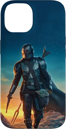 Miniatura 4 de iPhone 11 Pro Max Star Wars The Mandalorian and Grogu Sunset Poster Case
