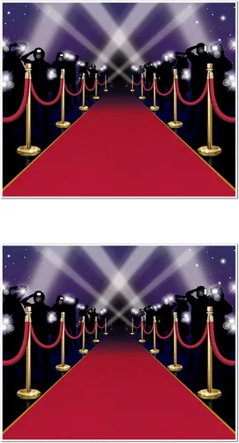 Miniatura 8 de Red Carpet Insta-Mural - Accesorio de fiesta (1 unidad) (1/paquete)