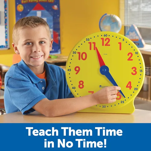 Miniatura 4 de Learning Resources – Reloj de estudiante Big Time, 12 horas