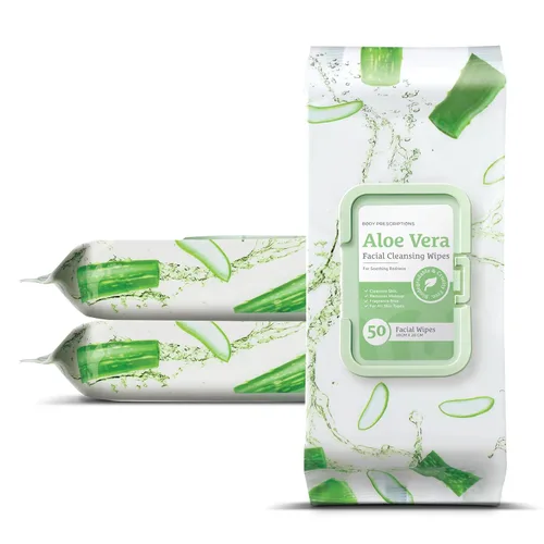 Miniatura 24 de Body Prescription Toallitas limpiadoras de maquillaje, toallitas faciales suaves y efectivas, 50 unidades (paquete de 1), retinol