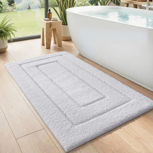 Miniatura 28 de DEXI - Alfombra de baño antideslizante, absorbente, de alta calidad, lavable a máquina, cómoda alfombra para cuarto de baño