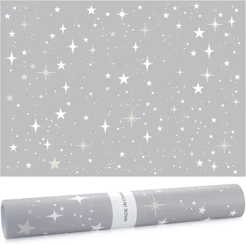 Miniatura 8 de Geosar 10 hojas de forros perfumados para cajones, grandes revestimientos de cajones no adhesivos con aroma a polvo, papel perfumado para tocador