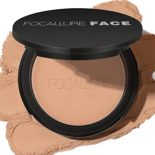 Miniatura 16 de FOCALLURE Polvo Facial Suelto de Control de Grasa, Polvo Fijador Suelto Translúcido, Polvo de Acabado Mate Sin Brillo, Fija el Maquillaje de Base