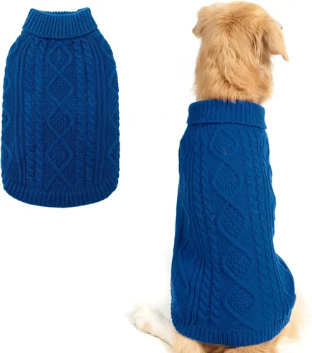 Miniatura 25 de BINGPET Suéter de Punto Térmico para Perros Pequeños, Medianos y Grandes, Abrigo de Invierno para Perros y Gatos, Conjuntos de Sudaderas Cálidas