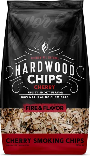 Miniatura 2 de Fire & Flavor Premium 100% Natural Hardwood Smoking Chips, Compatible with All Grills, Cherry