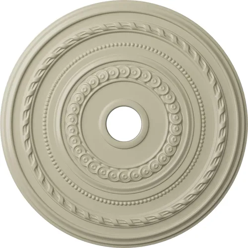 Miniatura 65 de Ekena Millwork CM25COFCS Cole Medallón de Techo, 25 3/8"OD x 3 3/8"ID x 1 3/8"P, pintado a mano Flash Cobre
