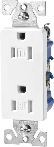 Miniatura 5 de EATON Cableado TR1107A Receptáculo resistente a manipulaciones con caja y proporciona una mejor protección, acabado almendra