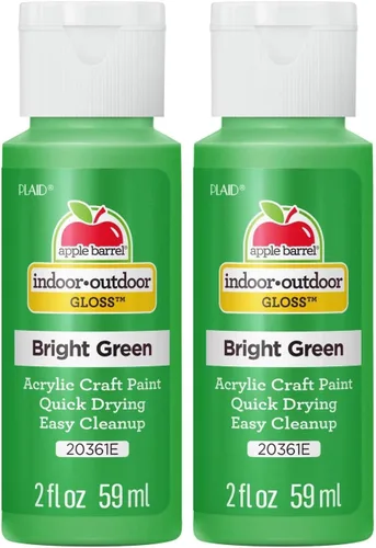 Miniatura 8 de Pintura acrílica para tela K20667 de Apple Barrel, 2 onzas Verde brillante