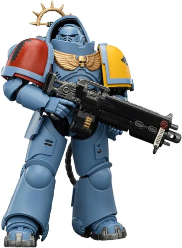 Miniatura 8 de JOYTOY Warhammer - Figuras de acción 40K 1/18 Dark Angels Intercessors, 4 unidades, modelo coleccionable para niños de 15 años o más, 4.8 pulgadas