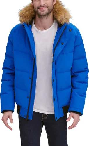 Miniatura 10 de Tommy Hilfiger Chaqueta Bomber de Esnórquel Acolchada de Tela Ártica para Hombre (Estándar y Tallas Grandes)