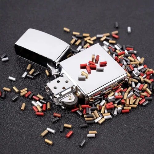 Miniatura 6 de 500 piezas de repuesto de pedernal para encendedor, pedernales de repuesto para encendedores, piedra de pedernal para encendedor de líquidos de 500