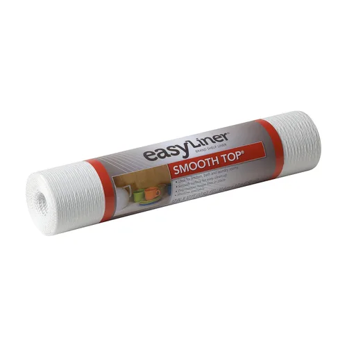 Duck Brand Smooth Top EasyLiner - Forro para estantes y cajones, granito gris, rollo de 12 pulgadas x 10 pies, 2 rollos