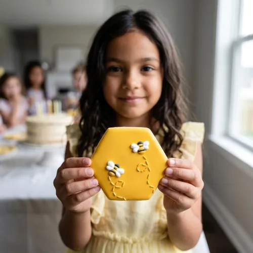 Cortador hexagonal de galletas Ann Clark de 3-1/2 pulgadas, fabricado en Estados Unidos