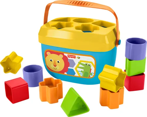 Miniatura 3 de Fisher-Price Juego de bloques y juguete Rock-a-Stack para bebés, juego de 10 formas y anillos para apilar para el desarrollo, para niños de 6+ meses