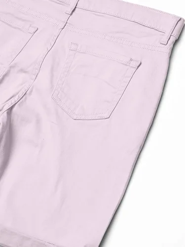 Miniatura 2 de The Children's Place Pantalones cortos de mezclilla con puños enrollables para niña