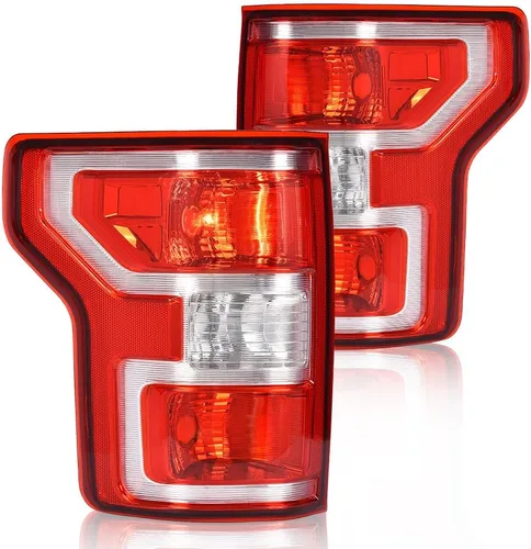 Miniatura 21 de GRAND ORANGE Conjunto de luces traseras compatibles con Ford F150 2015 2016 2017 Luces traseras laterales izquierda y derecha luces traseras luces
