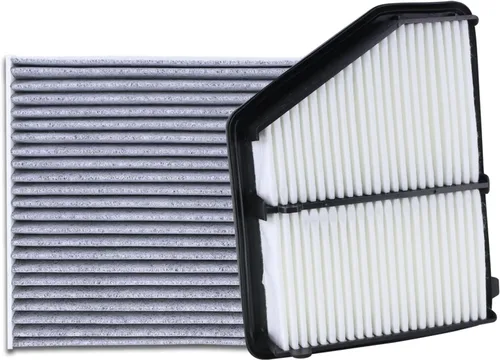 Kit de filtro de aire de motor 17220-5BA-A00 y filtro de aire de cabina 80292-TF0-G01 Compatible con Honda Civic 2.0L de aspiración natural