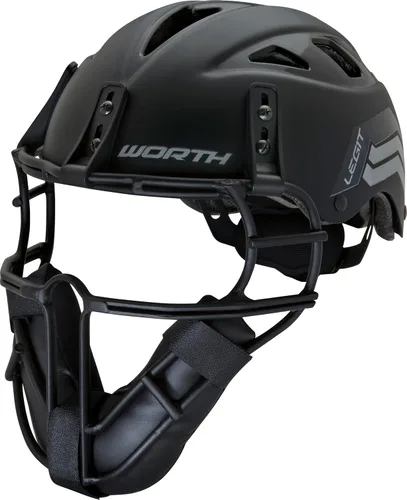 Worth | Casco de sóftbol LEGIT de lanzamiento lento | Máscara para lanzadores / jugadores de campo | Múltiples colores