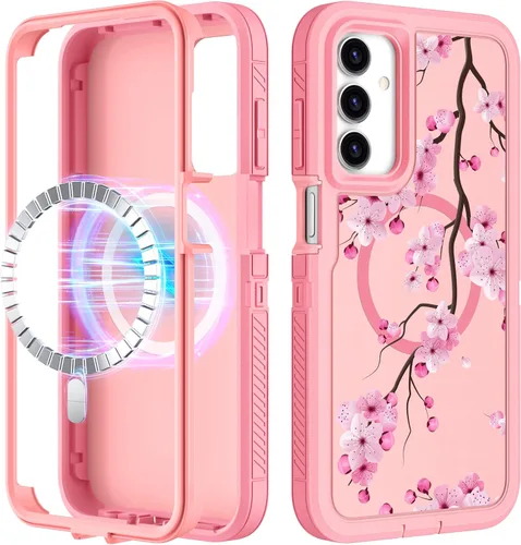 Miniatura 23 de Funda para Moto G 5G 2024 – Compatible con MagSafe para mujeres y niñas, bonita funda protectora magnética para teléfono, diseño femenino Kawaii