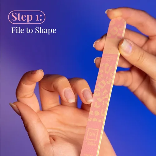 Miniatura 2 de Made My Nails Buffer, Ultimate Shine Bloque de pulido de uñas de 3 vías con lima de uñas profesional, grano 120/180, herramienta de manicura todo