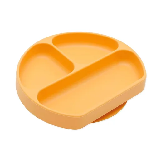 Miniatura 35 de Bumkins Plato de silicona con agarre, plato de succión dividido, plato para bebé o niño pequeño, sin BPA, apto para microondas y lavavajillas