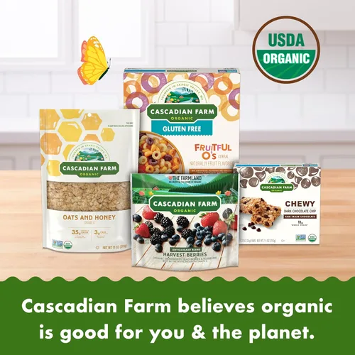 Miniatura 6 de Cascadian Farm Barras de Granola Masticables Orgánicas con Chispas de Chocolate, 6 Barras, 7.4 oz