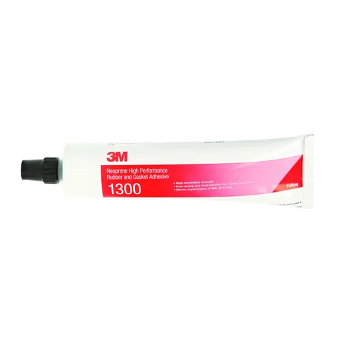 Miniatura 3 de 3M Neopreno adhesivo de alto rendimiento para juntas y caucho 1300, color amarillo, grado industrial, resistente, para unión de juntas, tubo de 5 fl