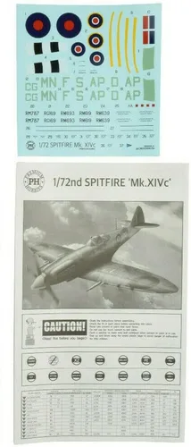Miniatura 3 de Premium Hobbies Spitfire Mk. XIV C 1:72 Kit de avión modelo de plástico 132V