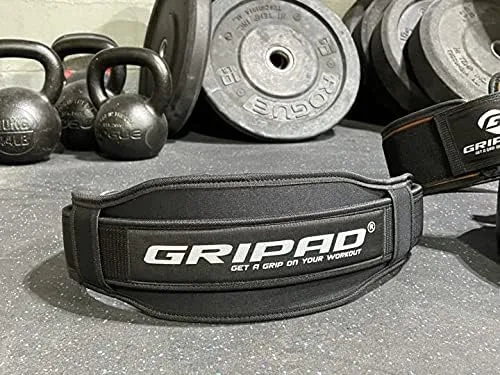 Miniatura 6 de Gripad Cinturón ajustable para levantamiento de pesas deportivo, cinturón ajustable para hombres y mujeres, hebilla ligera, entrenamiento
