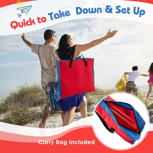 Miniatura 7 de KOTEK 1.6 FT Tall Giant 4-in-A-Row, Jumbo 4-to-Score Game with Carrying Bag & 42 Coins, Quick Release Slider, Indoor Outdoor Family Board Game for