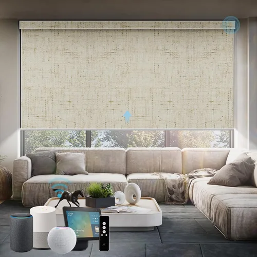 Miniatura 38 de SmartWings Persianas Motorizadas con Sombras para Ventana Control Remoto Funciona con Thread Apple Homekit Z-Wave Alexa 100% Blackout de Doble Cara