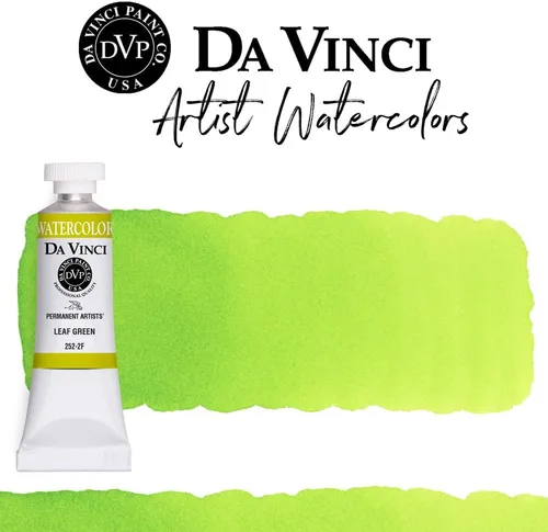 Miniatura 332 de DA VINCI PAINTS Pintura Acuarela Profesional para Artistas, Alizarin Crimson (Quinacridone), 37ml Índigo