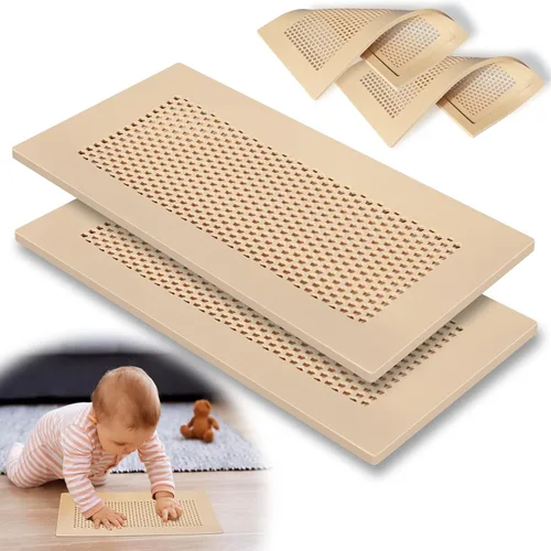 Miniatura 10 de Orzbow Cubierta de ventilación de silicona suave a prueba de bebés para pared del hogar, techo, suelo, deflector de ventilación de piso a prueba