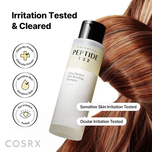 Miniatura 8 de COSRX PEPTIDE 132 Champú para la unión del cabello, tratamiento diario del cuero cabelludo para la caspa, repara y fortalece todo tipo de cabello