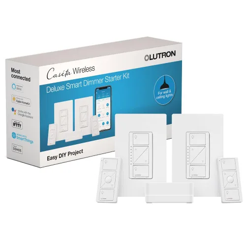 Miniatura 19 de Lutron Caseta - Interruptor de atenuación inteligente original (requiere Lutron Smart Hub), para luces LED, 150 vatios, un solo polo/3 vías, no Negro