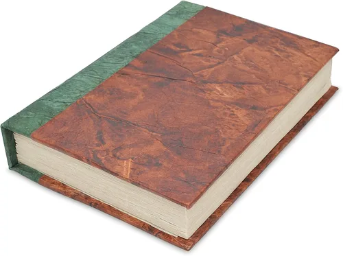 Kathmandu Valley Co. Diario de escritura ecológico nepalí con papel lokta vintage extra grueso hecho a mano, corte limpio, fabricado en el Himalaya